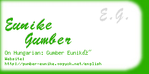 eunike gumber business card